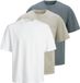 JACK&JONES JJHUGO LOOSE TEE SS CN 3PK MP NOOS Heren T-shirts XL Moonbeam