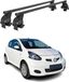 Menabo Barre de toit pour Toyota Aygo I (2005-2014), noir
