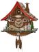 Engstler Koekoeksklok 4713_QM Noot met Muziek Kwarts Pendule 25 cm Bruin Hout Romeinse Cijfers Pile