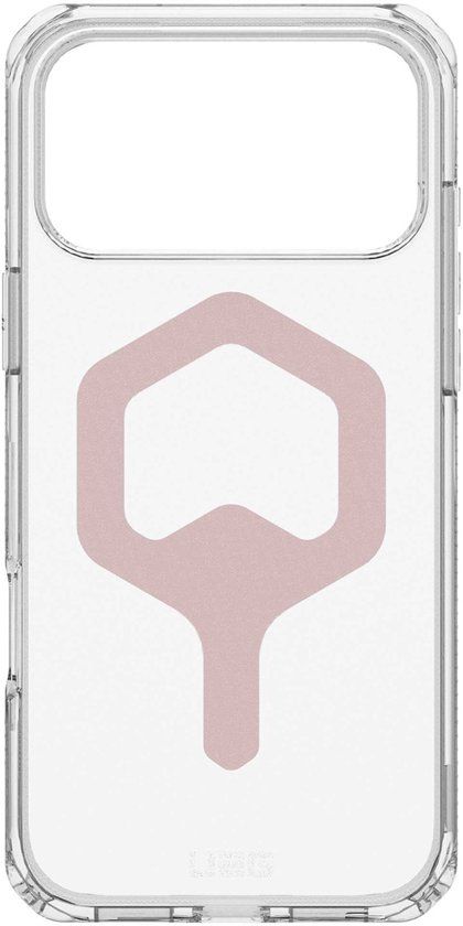 Urban Armor Gear Plyo Backcover geschikt voor MagSafe geschikt voor iPhone 17 Pro Max - Rose Gold
