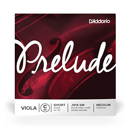 D'Addario Prelude J914-SM Viola String 'C' Short Medium