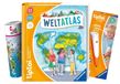 Atlas Mondial Atlas du monde interactif avec stylo, livre pour enfants à partir de 5 ans, 2 pièces