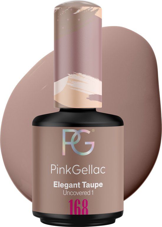 Pink Gellac Gel Nagellak - 168 Elegant Taupe - 15ml