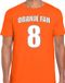 Bellatio Decorations Shoppartners Bv Oranje fan t-shirt voor heren - Oranje fan nummer 8 - Nederland supporter - EK/ WK shirt / outfit XXL