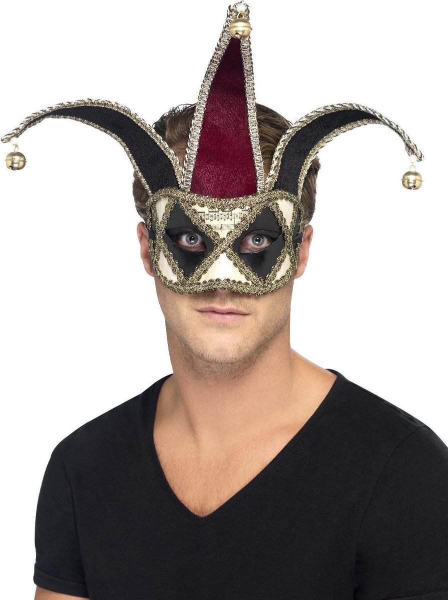 Smiffys Venetiaans gothic oogmasker voor mannen