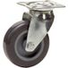 2gt Roues Et Roulettes - Roulette Pivotante Diamètre 75 Mm Caoutchouc Thermoplastique Gris - 60 Kg