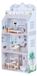 Merkloos Poppenhuis - 3 lagen - Voor poppen van 12 inch - Afmetingen 61 x 29,5 x 131,5 cm - Hout en kunststof