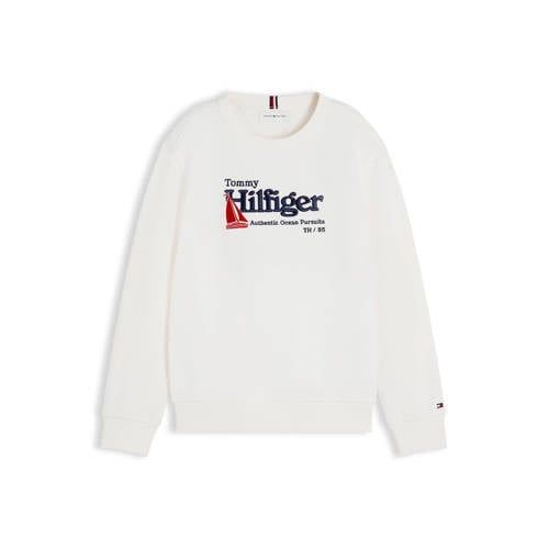 Tommy Hilfiger sweater met logo - wit