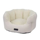 Nobby Kamba 61738 bed ovaal, 65 x 57 x 22 cm, beige