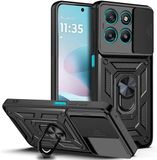 Techsuit Hoesje geschikt voor Motorola Moto G67 Power/G57 Power - Camshield Back Cover - Noir