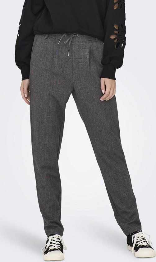 Only Broek Onlpoptrash-elise Easy Melange Pant - Dark Navy Melange - W32/L32