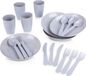 Set de pique-nique, produit touristique, gobelet, sac, couverts, plastique, réutilisable
