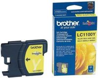 Brother LC1100Y inktpatroon, geel, opbrengst: 325 pagina's, compatibel met: DCP-385C, DCP-585CW, DCP-6690CW, MFC-490C, MFC-790CW, MFC-795CW