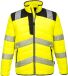 Portwest PW3 Hi-Vis gewatteerd Jack PW371 - Geel/Zwart - L