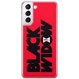 ERT GROUP mobiel telefoonhoesje voor Samsung S21 origineel en officieel erkend Marvel patroon Black Widow 011