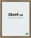 Your Decoration Cadre photo 36x49 cm MDF Bronze Décor Bologne