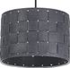 LEDVANCE Decor Felt Weaving Hanglamp Grijs Vilt & Metaal E27 280mm