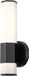 Hinkley LED Badkamerarmatuur Facet | 12W 3000K 1080Lm 830 | IP44 | Matte Black