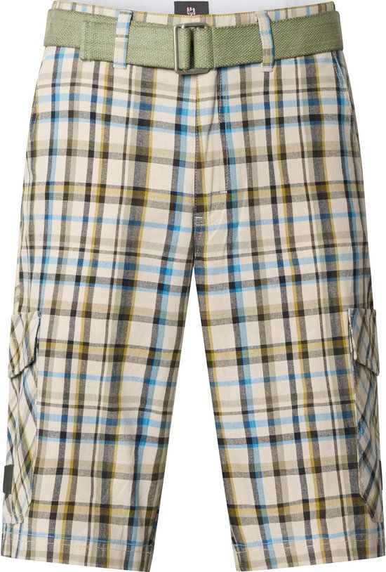 Jan Vanderstorm heren Bermuda - 68 - olijf - Plus Size