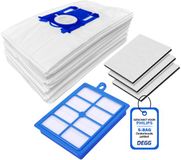 DEGG® Onderhoudspakket XL - Stofzuigerzakken en Filters - Geschikt voor Philips S-BAG