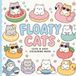 Floaty Cats: Cute and Easy Colouring Book