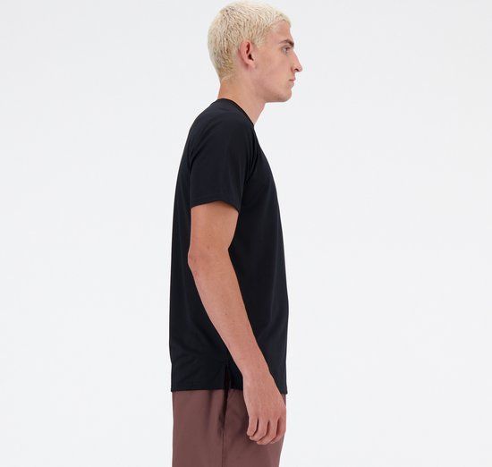 New Balance Run T-Shirt - Men - Black - Size S