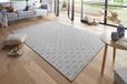Tapeso Modern vloerkleed Novalie - grijs/creme 160x230 cm
