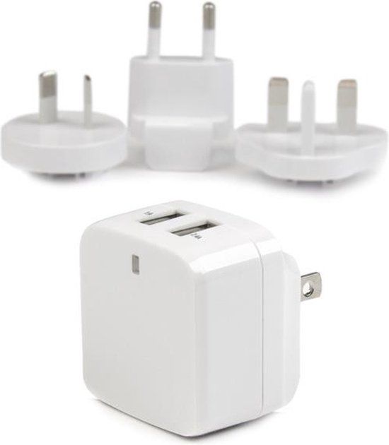 StarTech.com 2-Port USB Charger - 17W - White