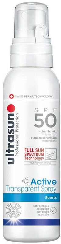 Ultrasun Ultrasun Active Transparent Spray Sports Spf50 150 ml