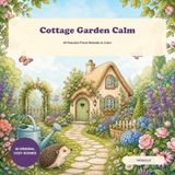 Cottage Garden Calm: 40 Peaceful Floral Retreats to Color