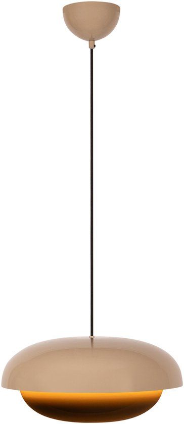 Lucide YOUNES - Hanglamp - Ø 40 cm - 1xE27 - Taupe