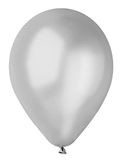 Pack 100 balloons pearly in natural latex Premium Quality G120 (Ø 33cm / 13"), silver pearl