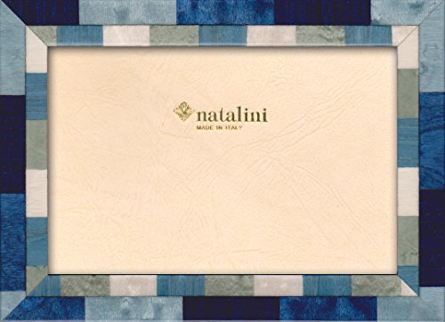 Natalini NICE BLU\A \B 10X15 fotolijst met ondersteuning voor tafel, Tulipwood, blauw, 10 x 15 x 1,5