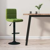 Maison Exclusive - Tabouret de bar, vert clair, velours
