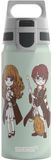 SIGG Aluminium drinkfles voor kinderen - WMB ONE Harry Potter & Hermine Granger - Koolzuurbestendig - lekvrij - vederlicht - BPA-vrij - klimaatneutraal gecertificeerd - Sport & School - Witgroen