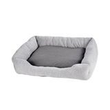 Mand rechthoekig, antibacterieel, 50 x 38 x 13 cm, grafiet, grijs