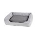 Mand rechthoekig, antibacterieel, 50 x 38 x 13 cm, grafiet, grijs