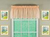 Today's Curtain Emelia Original Voile Valance 14", Perzik, 60" B x 14" L
