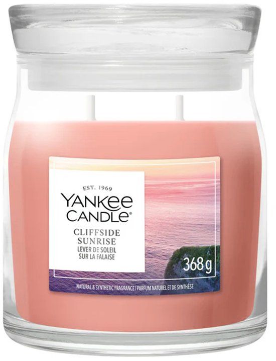 Yankee Candle Cliffside Sunrise Medium Jar Geurkaars