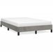 vidaXL Bedframe zonder matras 120x190 cm fluweel lichtgrijs