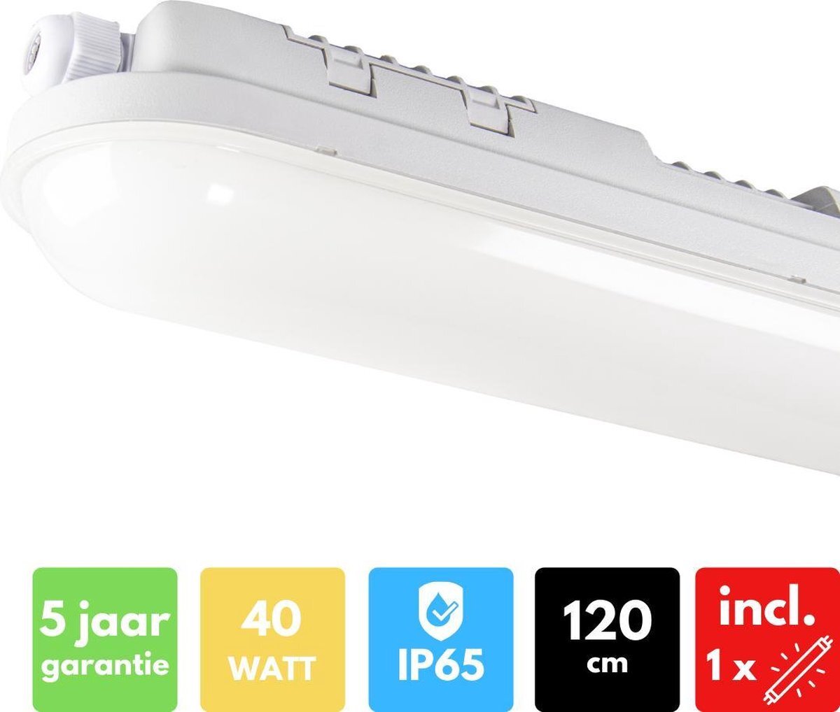 Proventa PRO LED TL verlichting 120 cm - Professionele in/outdoor TL lampen - IP65 waterdicht