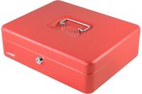 Geldkist Cassette 30x24x9cm Rood