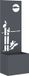 vidaXL - Tuin - Privacy - Scherm - Fretwerk - Antraciet - 50 x 32 x 150 cm