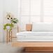 Matrastopper Mobiclinic Matrastopper | Comfort | Dubbelzijdig | Warmte | Frisheid | Hoogte 5cm | Natuurlijk linnen | Vicosoft | Dromerig