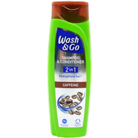 Wash & Go 2-in-1 Cafeïne shampoo en conditioner - 180ml