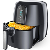 KitchenBrothers Airfryer XL - 7.2L - 1890W - Zwart - Incl. Kookboek