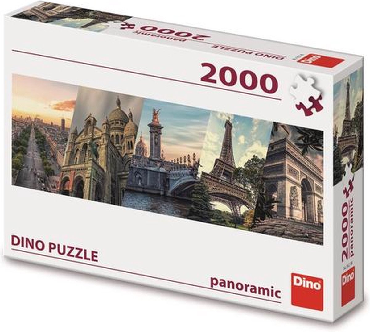 Dino Toys Dino Prachtige panoramische legpuzzel van Parijs van 2000 stukjes voor volwassenen