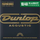 Dap1048 Dunlop DAP1048 Phosphor Bronze Extra Light Acoustic Guitar Strings 10-48