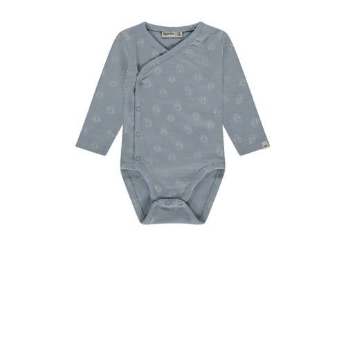 Babyface romper met all over print blauw
