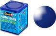Revell Hobbyverf Acrylverf - Aqua #51 Ultramarine Blue - Gloss - RAL5002 - Acryl - Verf potje - 18 ml